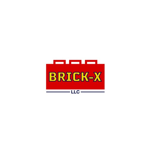 Brick logo with the title 'Logo for Brick-x company.'