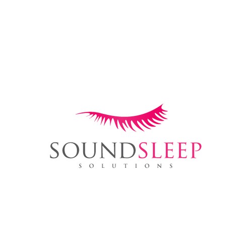 Therapeutic design with the title 'Logo Design for Sound Sleep Solutions'