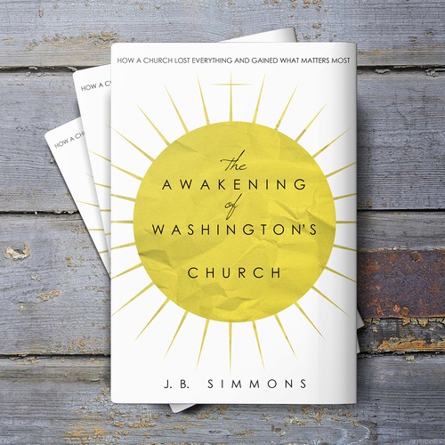 Minimal book cover with the title 'Minimalistic Eye-Catching Cover'