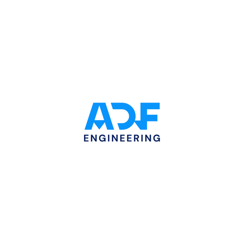 Infrastructure logo with the title 'ADF Logo Design'