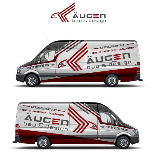 Car graphics design with the title 'Car Wrap'