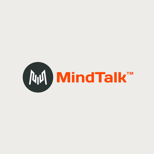 Boxing logo with the title 'MindTalk - Mouthguards with built in MP3 player'