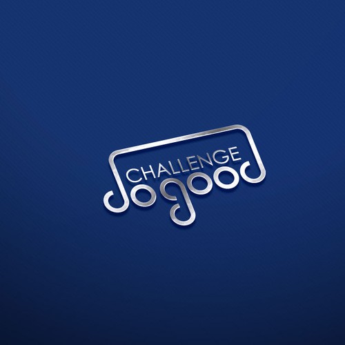 Single-color design with the title 'Do Good Challenge! logo. '