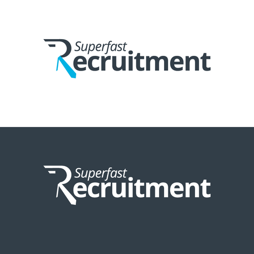 Recruitment logo with the title 'Logodesign for an employment agency'