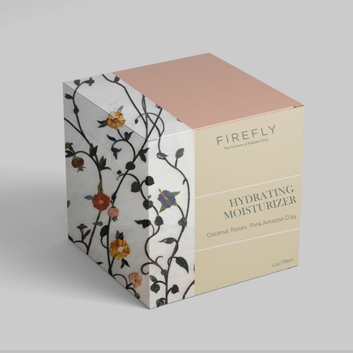 Classic packaging with the title 'Moisturizer package design concept'