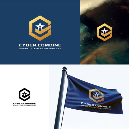 Talent logo with the title 'Logo Design'