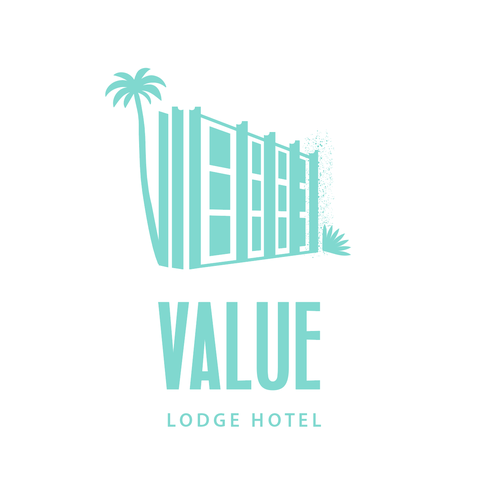 Charming logo with the title 'Hotel logo'
