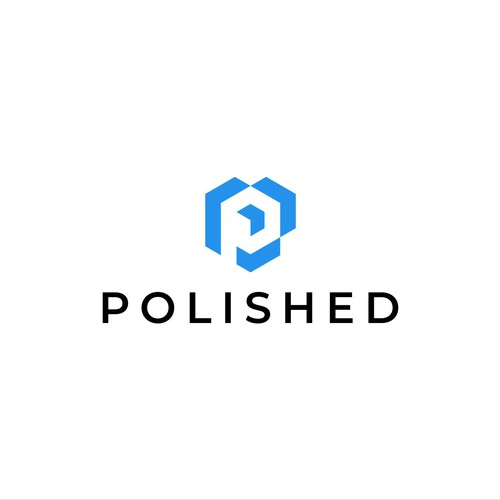 Powerful logo with the title 'Polished Logo'