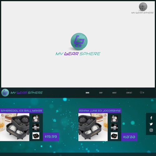 Sphere design with the title 'My Gear Sphere'