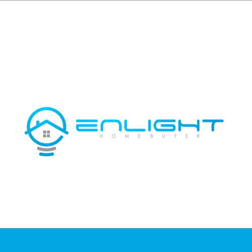 Bulb design with the title 'bulb home logo'