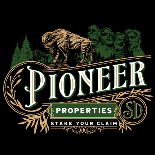 Land design with the title 'Pioneer Properties'