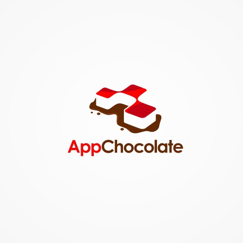 Chocolate brand with the title 'AppChocolate: create a logo and a brand identity for the new entertainment mobile app publisher'