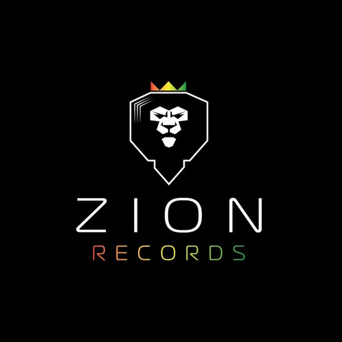 Lion brand with the title 'Zion Records'