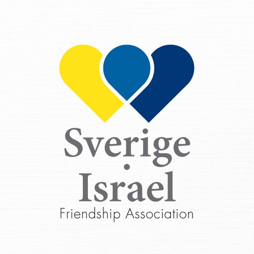 Friendship design with the title 'Logo for Sverige-Israel'