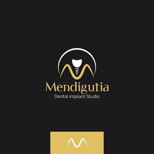 Dental brand with the title 'Logo For Dental Studio "Mendigutia"'