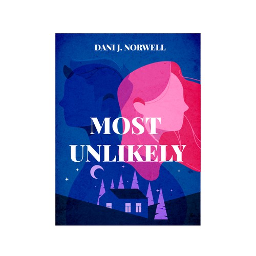 Night book cover with the title 'Novel book cover'