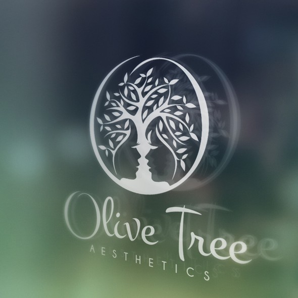 Human figure design with the title 'An olive tree in a beauty business logo!'