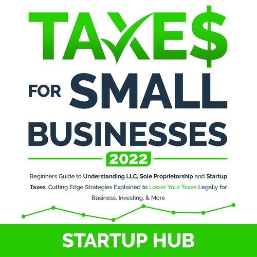 Green book cover with the title 'Taxes for Small Businesses 2022'
