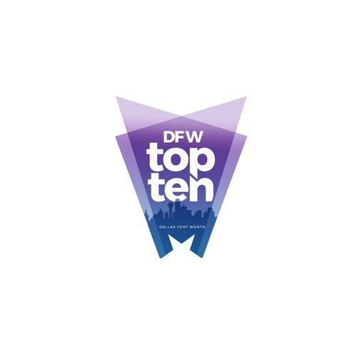 Award logo with the title 'Dallas Fort Worth Top Ten'