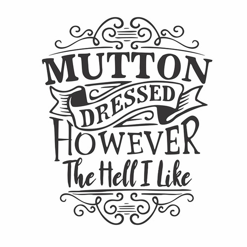 Mind design with the title 'Mutton'