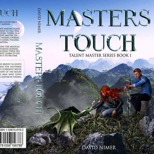Lady design with the title 'Masters Touch Book Cover'