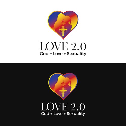 Dating app logo with the title 'Love 2.0'