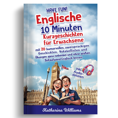 German book cover with the title 'Learn English '