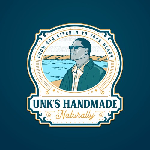 Sauce design with the title 'Vintage logo for line of delicious, handmade sauces'