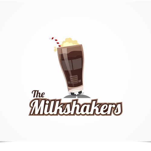 Milkshake design with the title 'Milk shake'