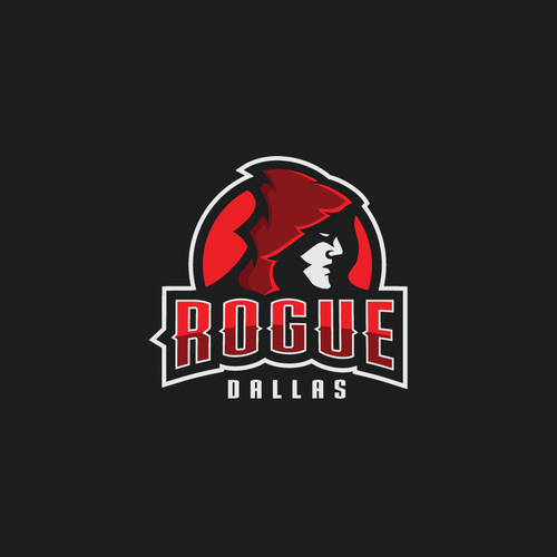 Athletic logo with the title 'Logo for dodgeball team'