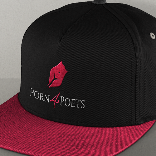 Sexy logo with the title 'Logo for porn4poets'