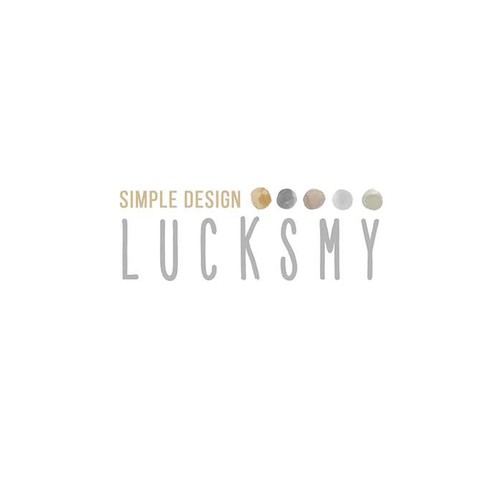 Shabby chic logo with the title 'Create a Logo for Lucksmy'