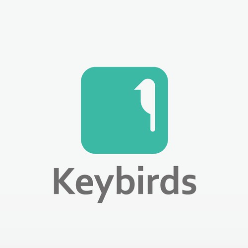 Bird brand with the title 'Keybirds | Logo design'