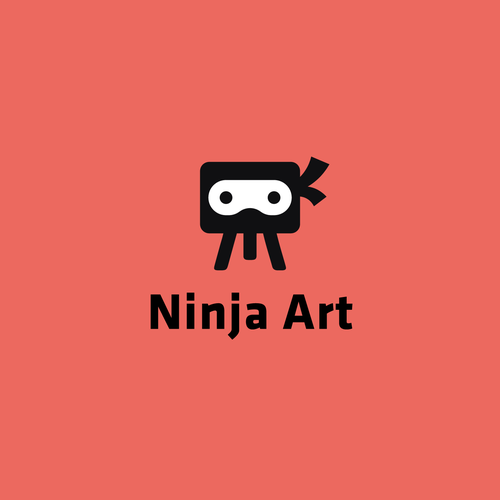 Modern Ninja Bottles Drink Logo Design Graphic by quatrovio