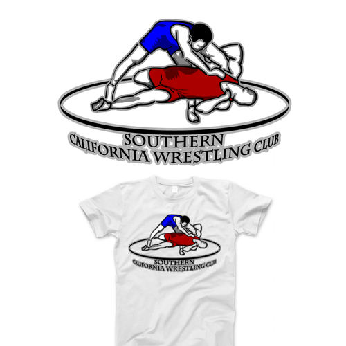 Southern logo with the title 'Southern California Wrestling Club Logo'