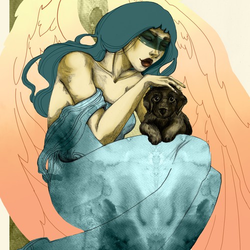 Graphic illustration artwork with the title 'The Patient'