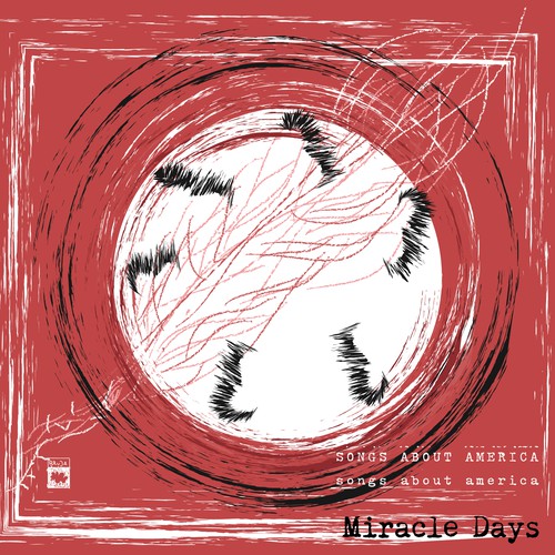 Stroke design with the title 'Feather Moon design-- Album Cover'