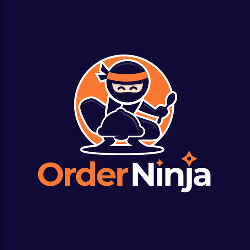 Order logo with the title 'Logo for Order Ninja'