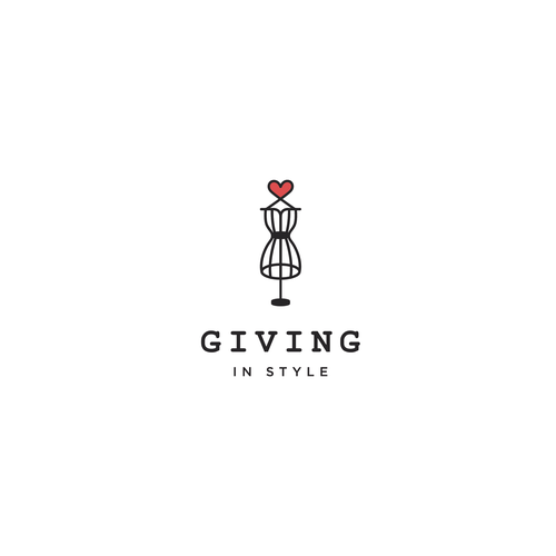 Fundraising logo with the title 'Logo design for Fundraiser fashion show'
