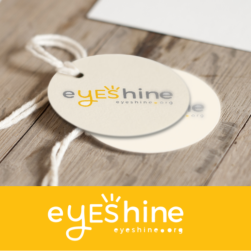 Organization logo with the title 'Logo design for the Eyeshine.org'