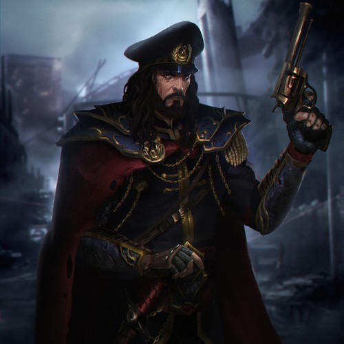 Card game design with the title 'Character Design'