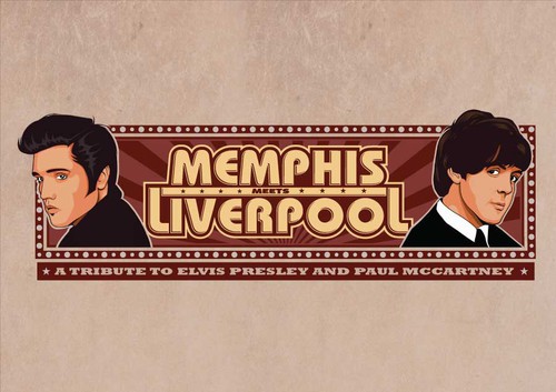 Rock logo with the title 'Memphis Meets Liverpool'