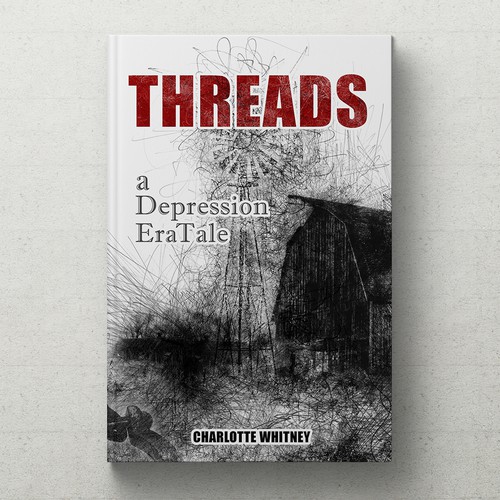 Graphic book cover with the title 'Retro Book Cover for Historical Novel.'