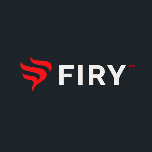 Fire design with the title 'FIRY'