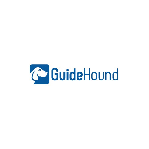 Hound logo with the title 'guide hound'