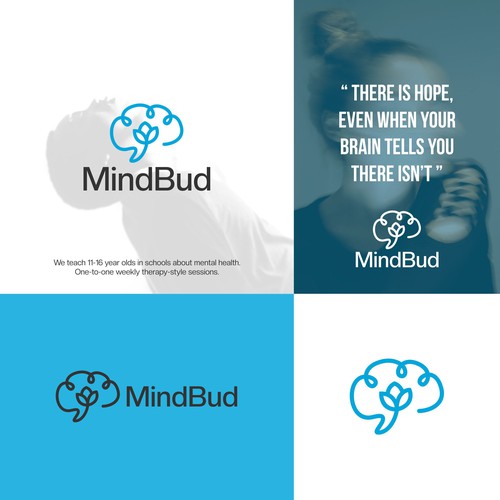 Youth logo with the title 'Mental health logo'