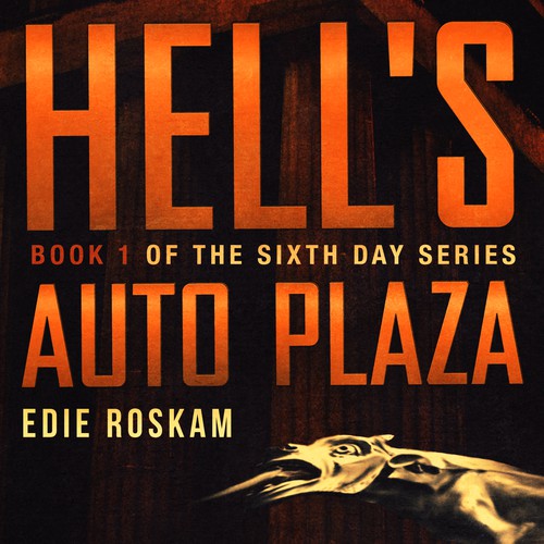 Demon design with the title 'Hell's Auto Plaza'