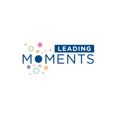 Camp design with the title 'Logo Design for Leading Moments.'