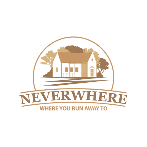 Living design with the title 'Logo Design for Neverwhere.'