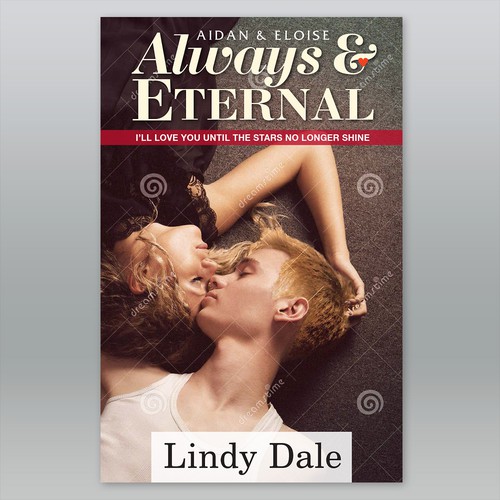 Romantic book cover with the title 'Always & Eternal cover'